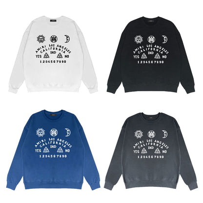 CASA-AMIRI 2025 New Cotton Classic Crewneck Sweatshirt Y073