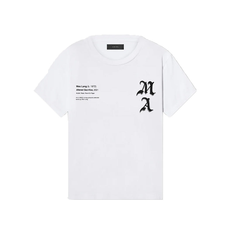 CASA-AMIRI 2025 New High Quality Cotton Flower Logo T-Shirt