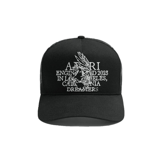 CASA-AMIRI STENCIL TRUCKER HAT