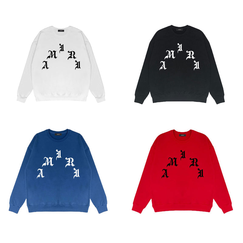 CASA-AMIRI 2025 New Cotton Classic Crewneck Sweatshirt Y071