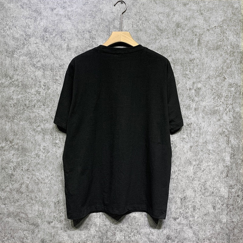 CASA-AMIRI 2025 New High Quality Cotton Flower Logo T-Shirt 074
