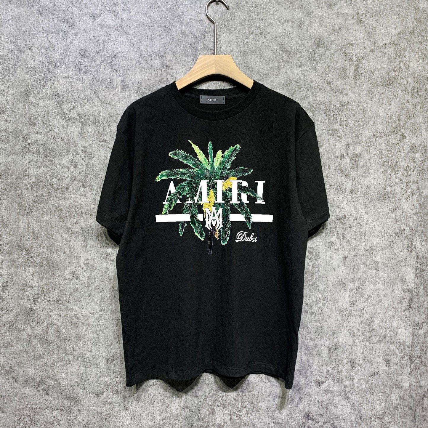 CASA-AMIRI 2025 New High Quality Cotton Flower Logo T-Shirt