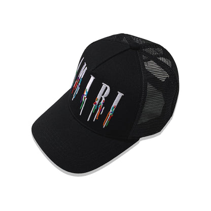 CASA-AMIRI STENCIL TRUCKER HAT