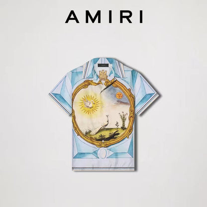CASA-AMIRI 2025SS NEW HOT SALE SILK SHIRT