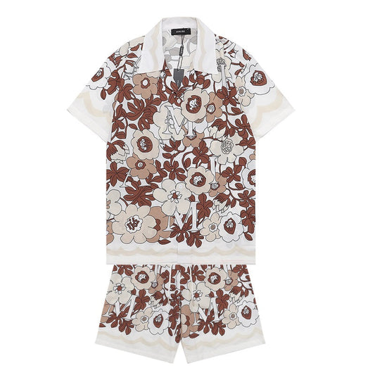 CASA-AMIRI 2025 New Shirt Shorts Set