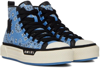 CASA-AMIRI  2025 new products cotton LOGO embroidered contrast color canvas shoes