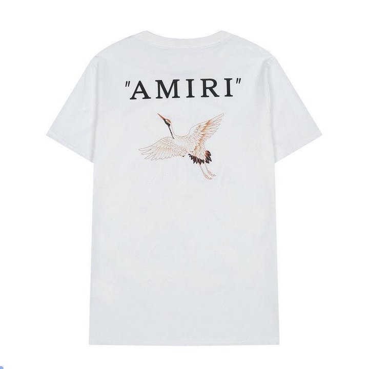 CASA-AMIRI 2025 New High Quality Cotton Flower Logo T-Shirt