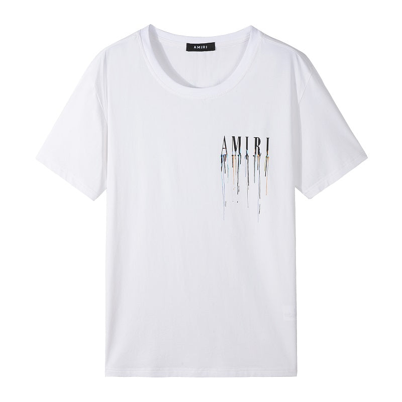 CASA-AMIRI 2025 New High Quality Cotton Flower Logo T-Shirt 2235