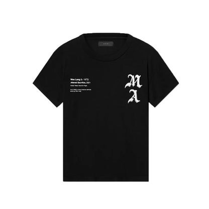 CASA-AMIRI 2025 New High Quality Cotton Flower Logo T-Shirt