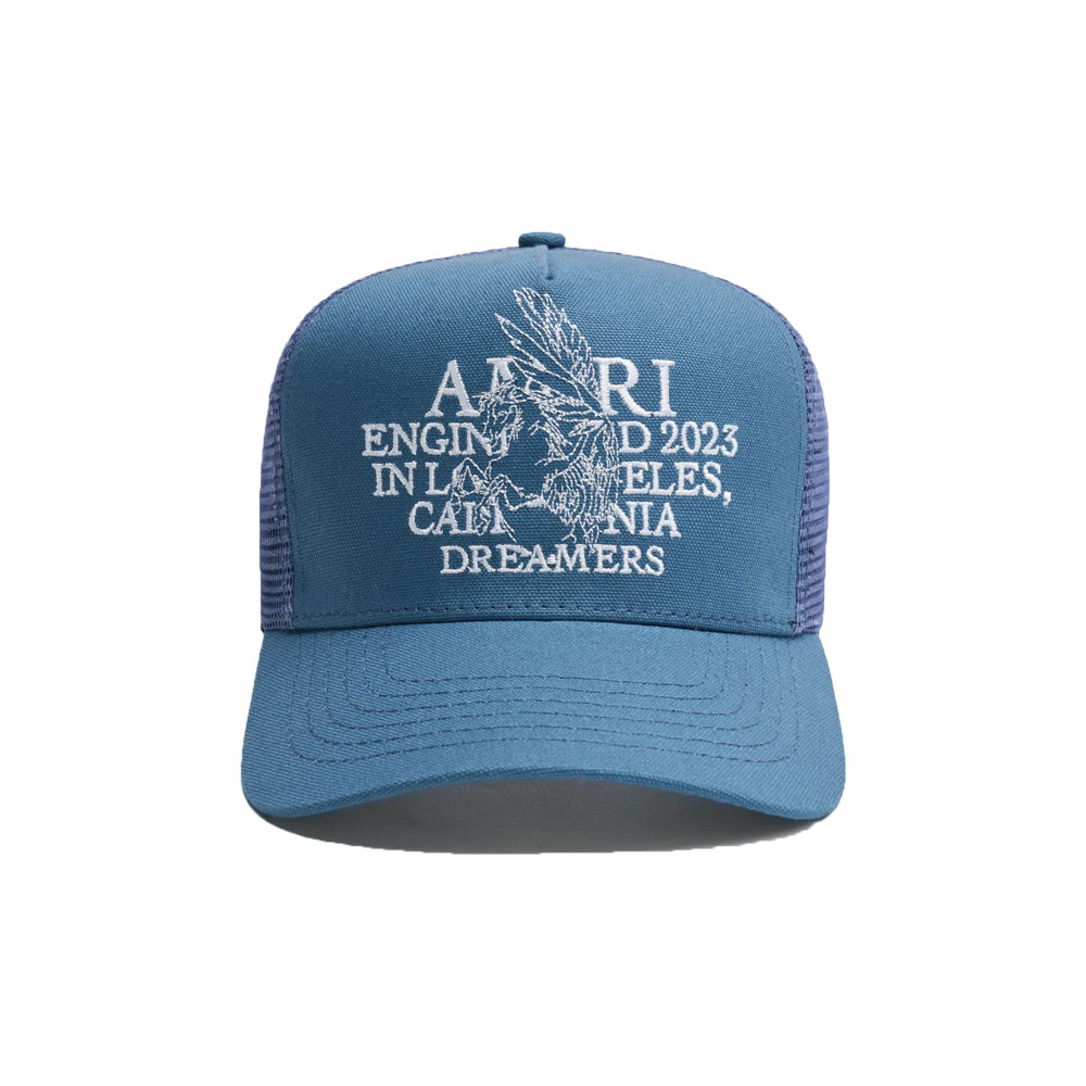 CASA-AMIRI STENCIL TRUCKER HAT
