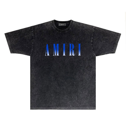CASA-AMIRI 2025 New High Quality Cotton Flower Logo T-Shirt D039