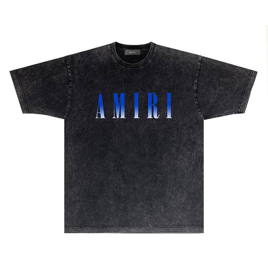 CASA-AMIRI 2025 New High Quality Cotton Flower Logo T-Shirt D039