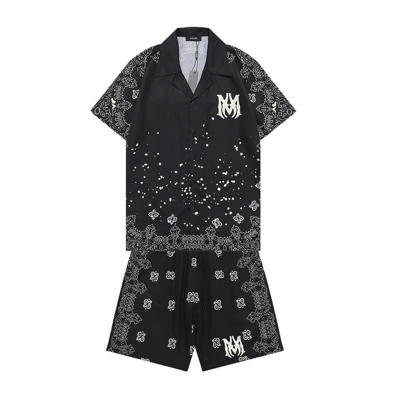 CASA-AMIRI 2025 New Shirt Shorts Set