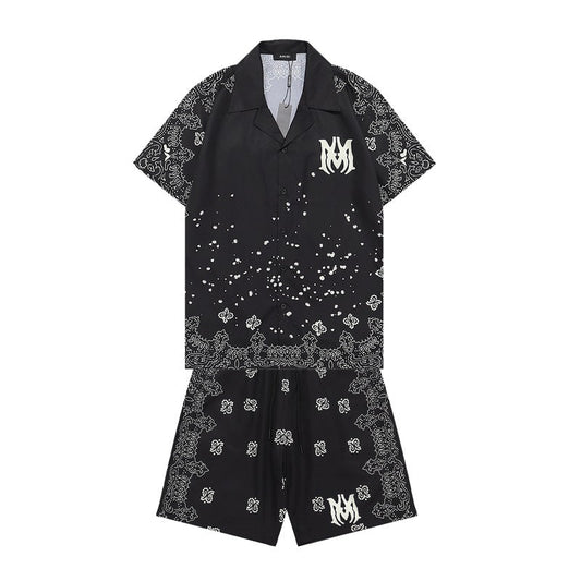 CASA-AMIRI 2025 New Shirt Shorts Set