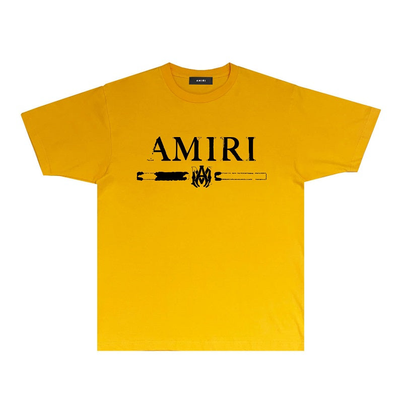 CASA-AMIRI 2025 New High Quality Cotton Flower Logo T-Shirt 081