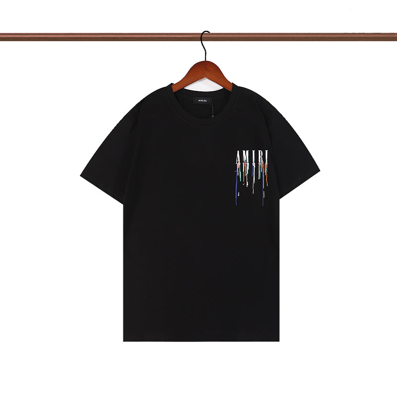 CASA-AMIRI 2025 New High Quality Cotton Flower Logo T-Shirt
