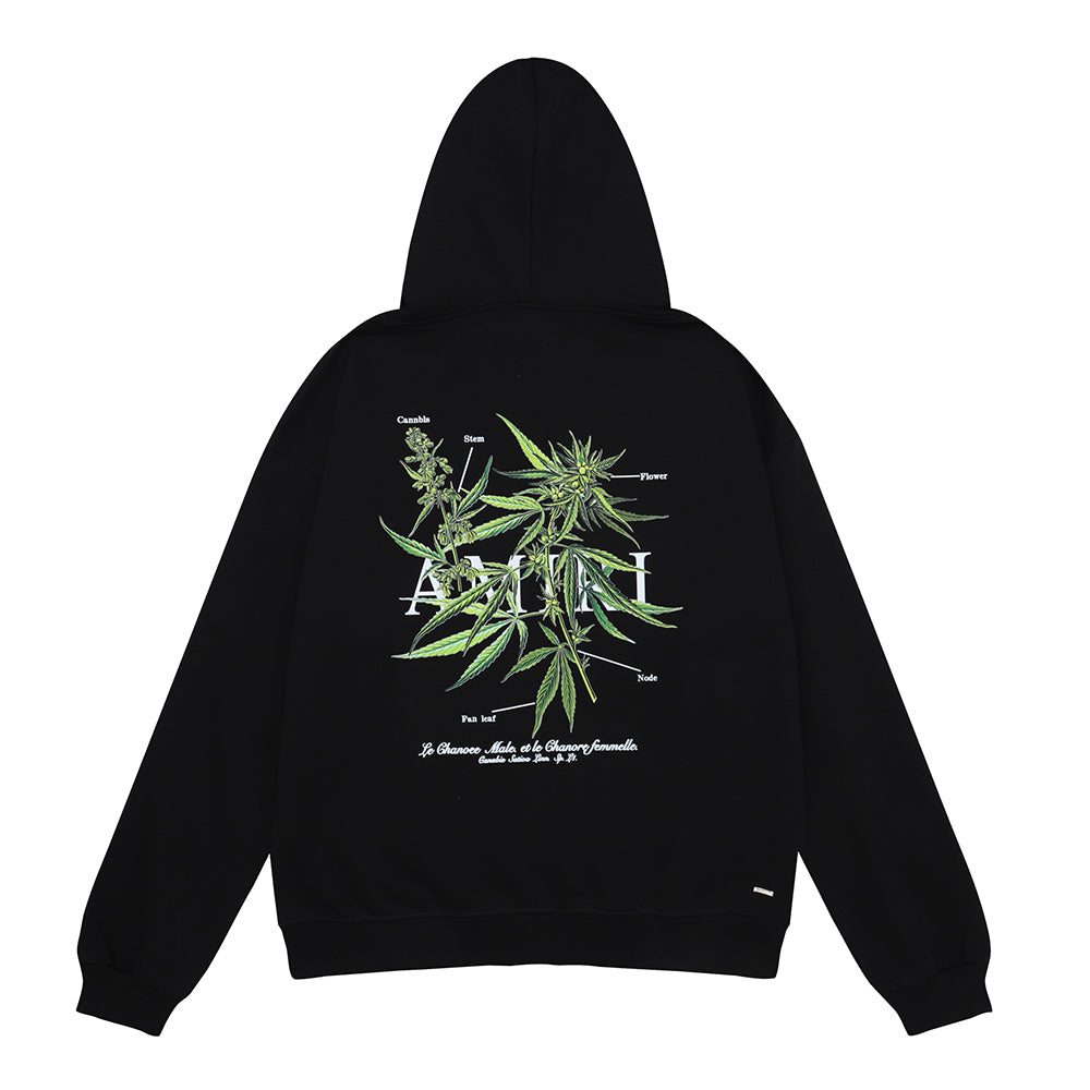 CASA-AMIRI 2025 new high quality cotton classic old man hoodie