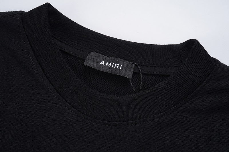CASA-AMIRI 2025 New High Quality Cotton Flower Logo T-Shirt