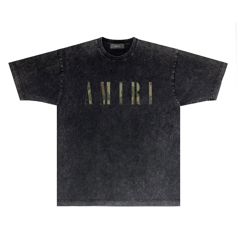 CASA-AMIRI 2025 New High Quality Cotton Flower Logo T-Shirt D075