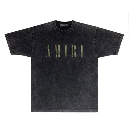CASA-AMIRI 2025 New High Quality Cotton Flower Logo T-Shirt D075