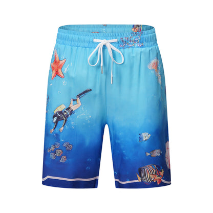 CASABLANCA 2025 New Shirt Shorts Set