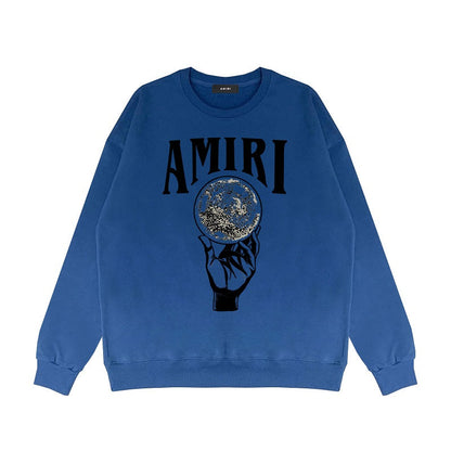 CASA-AMIRI 2025 New Cotton Classic Crewneck Sweatshirt Y074