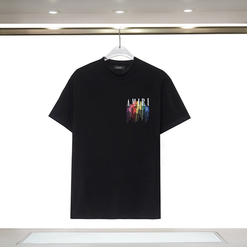 CASA-AMIRI 2025 New High Quality Cotton Flower Logo T-Shirt