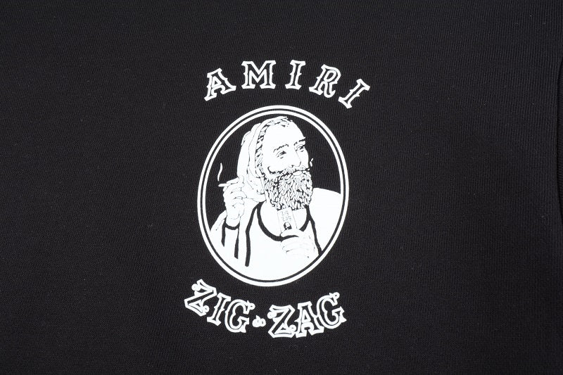 CASA-AMIRI 2025 new high quality cotton classic old man hoodie 3339