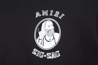 CASA-AMIRI 2025 new high quality cotton classic old man hoodie 3339