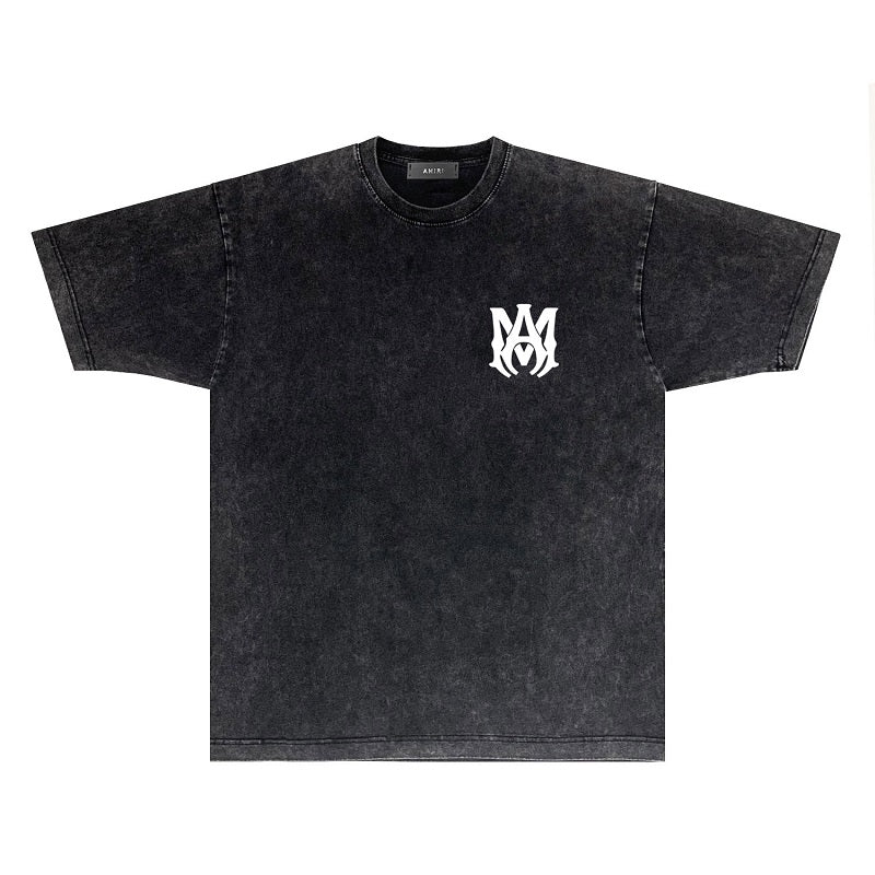 CASA-AMIRI 2025 New High Quality Cotton Flower Logo T-Shirt D003