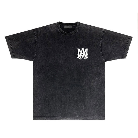 CASA-AMIRI 2025 New High Quality Cotton Flower Logo T-Shirt D003