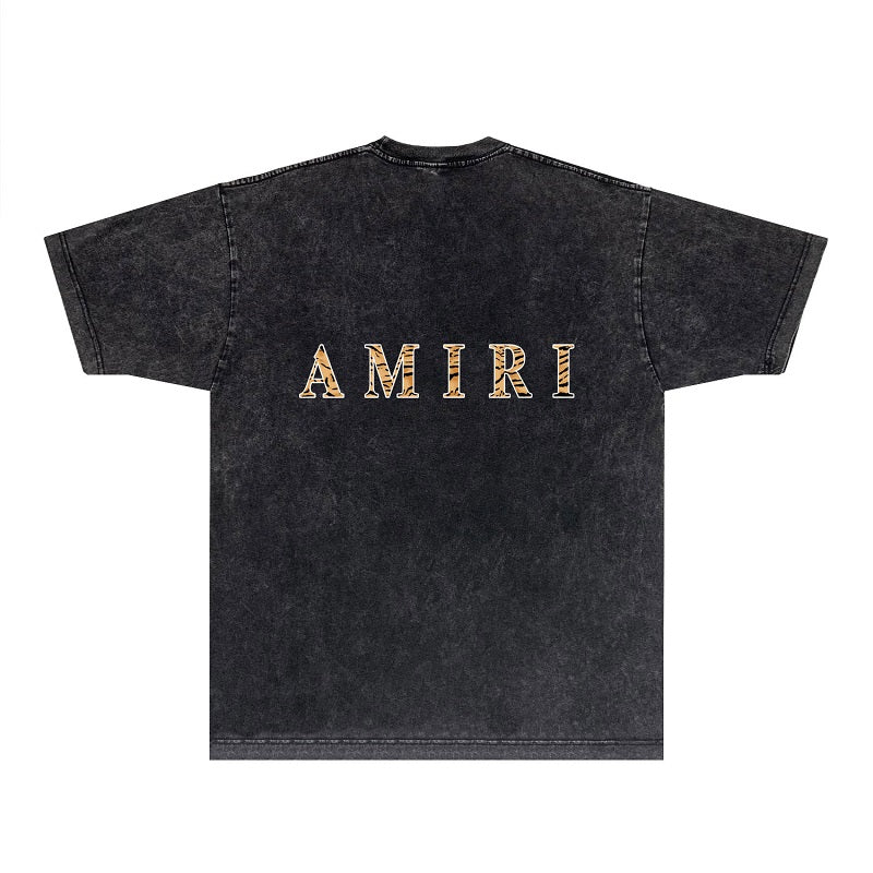 CASA-AMIRI 2025 New High Quality Cotton Flower Logo T-Shirt D043