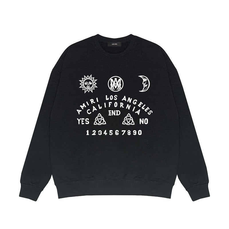 CASA-AMIRI 2025 New Cotton Classic Crewneck Sweatshirt Y073