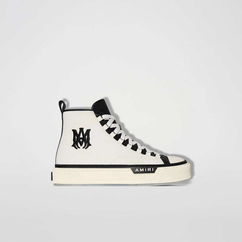 CASA-AMIRI  2025 new products cotton LOGO embroidered contrast color canvas shoes