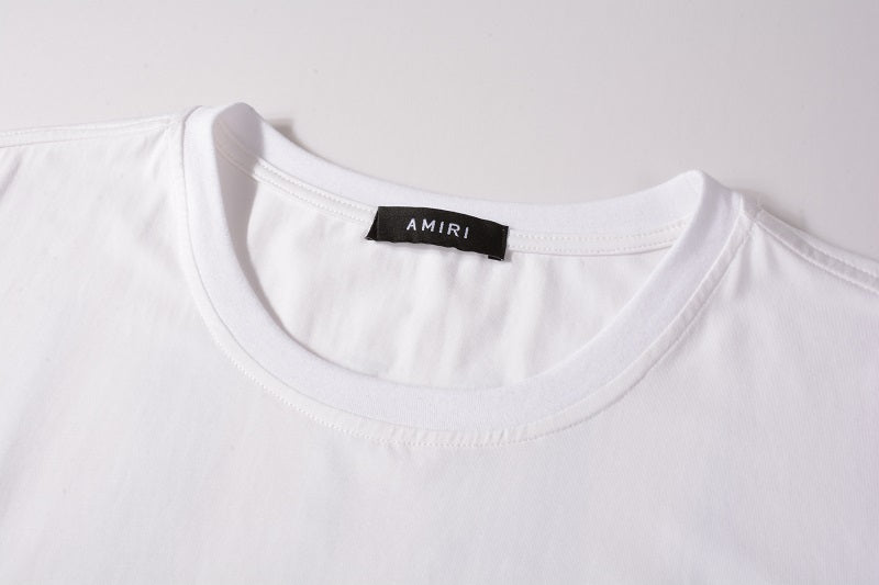CASA-AMIRI 2025 New High Quality Cotton Flower Logo T-Shirt 2235