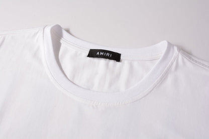 CASA-AMIRI 2025 New High Quality Cotton Flower Logo T-Shirt 2235
