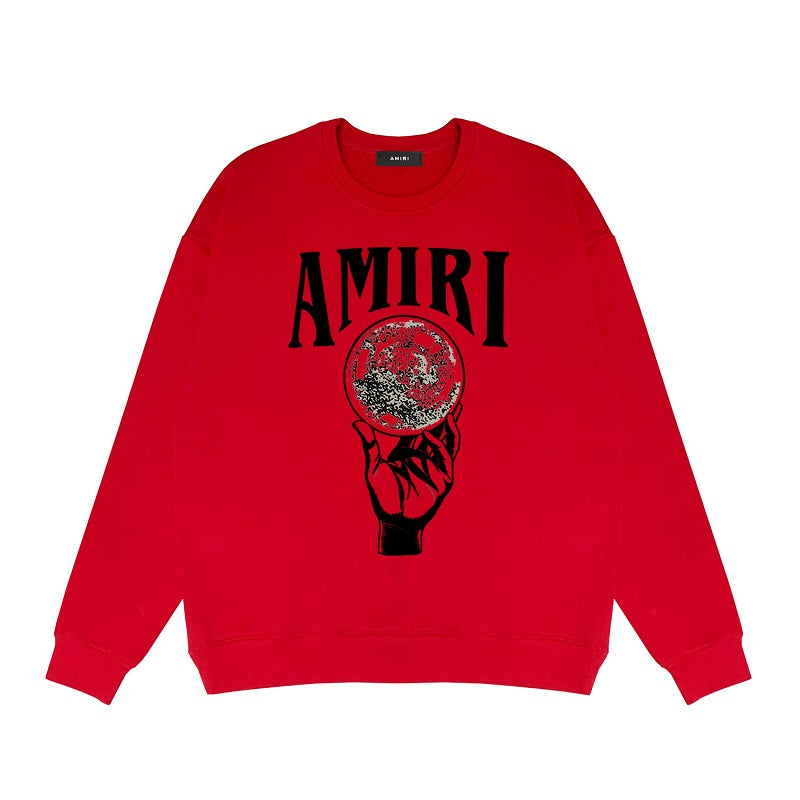 CASA-AMIRI 2025 New Cotton Classic Crewneck Sweatshirt Y074