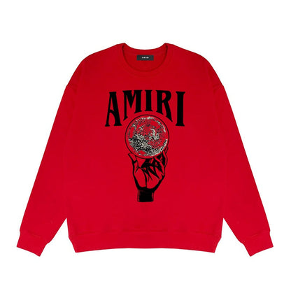 CASA-AMIRI 2025 New Cotton Classic Crewneck Sweatshirt Y074