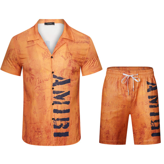 CASA-AMIRI 2025 New Shirt Shorts Set