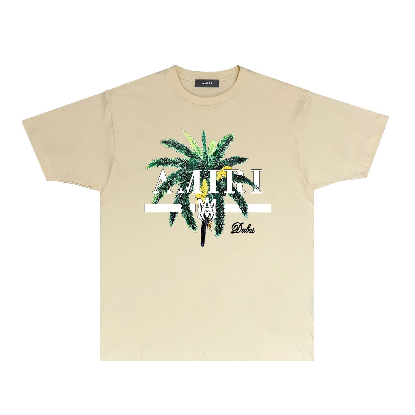 CASA-AMIRI 2025 New High Quality Cotton Flower Logo T-Shirt