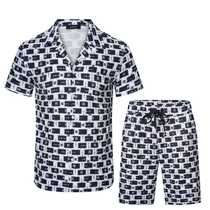 CASA-AMIRI 2025 New Shirt Shorts Set