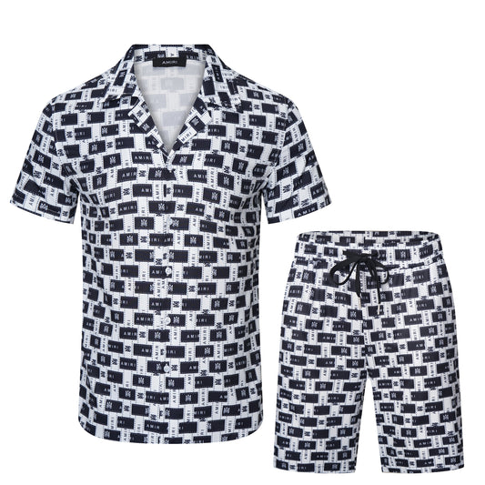 CASA-AMIRI 2025 New Shirt Shorts Set