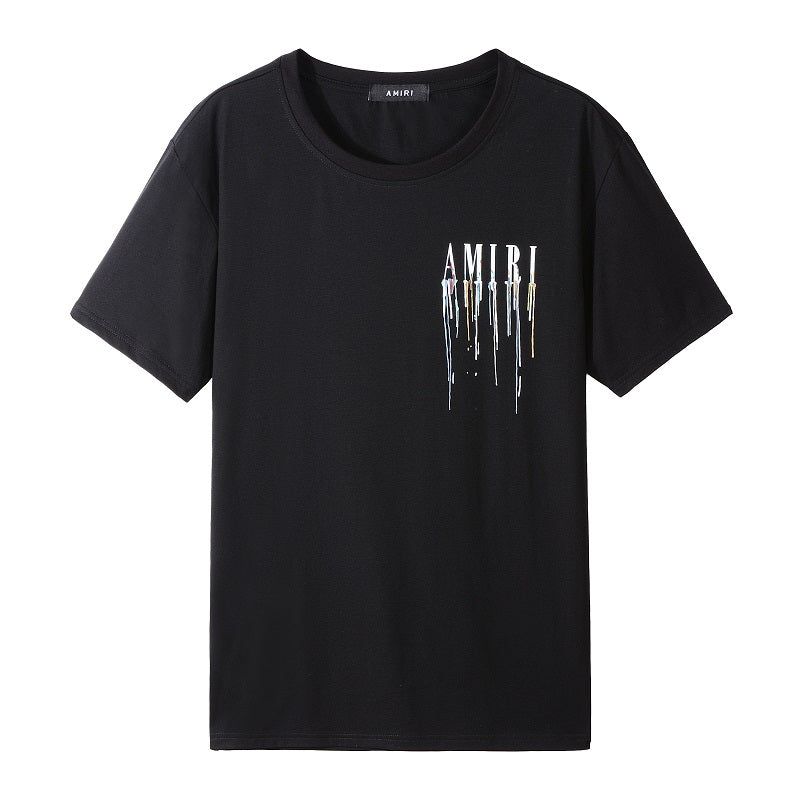 CASA-AMIRI 2025 New High Quality Cotton Flower Logo T-Shirt 2235