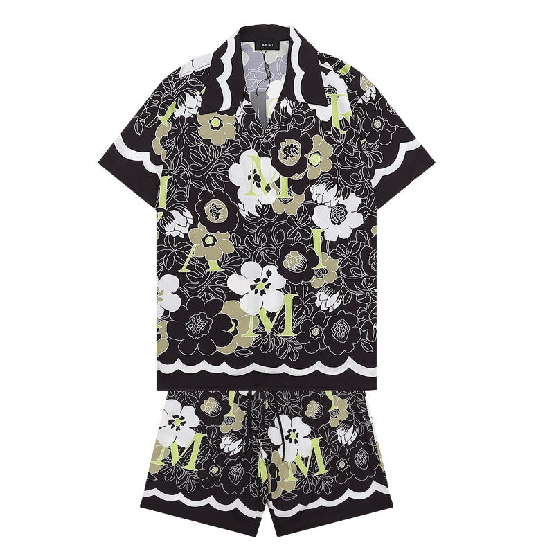 CASA-AMIRI 2025 New Shirt Shorts Set