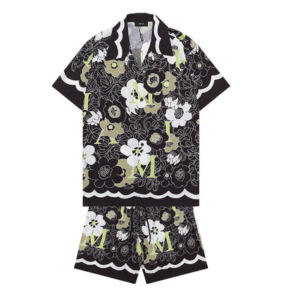 CASA-AMIRI 2025 New Shirt Shorts Set