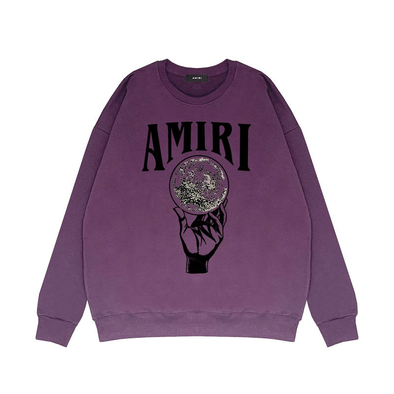 CASA-AMIRI 2025 New Cotton Classic Crewneck Sweatshirt Y074