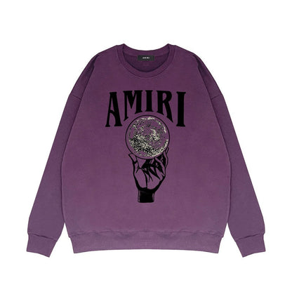 CASA-AMIRI 2025 New Cotton Classic Crewneck Sweatshirt Y074