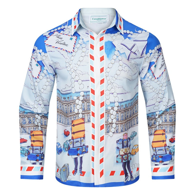 CASABLANCA 25SS New Silk Shirt CAA-1