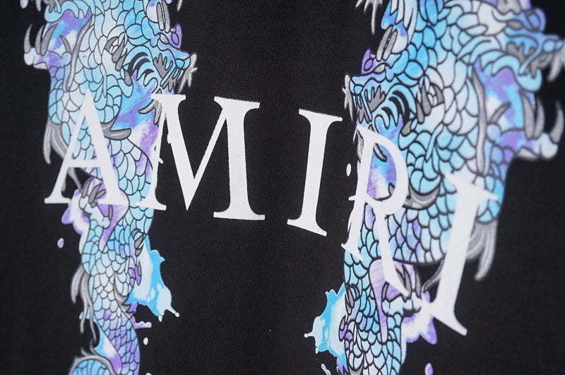 CASA-AMIRI 2025 New High Quality Cotton Flower Logo T-Shirt