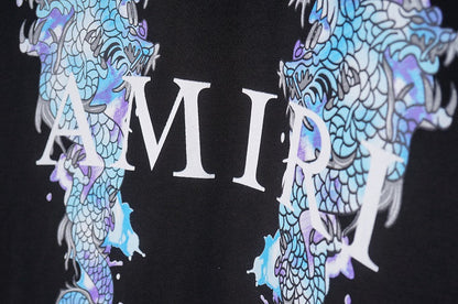 CASA-AMIRI 2025 New High Quality Cotton Flower Logo T-Shirt